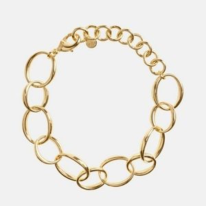 Bayou With Love Gold Oval Chain Bracelet,MSRP$168